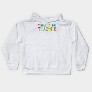 Middle School Teacher Gift Idea Cute Back to School Kids Hoodie